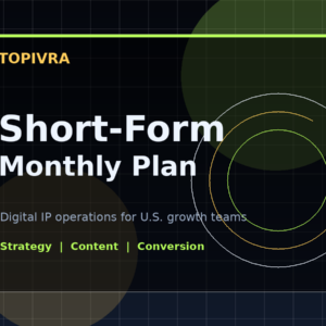 Short-Form Content Monthly Plan
